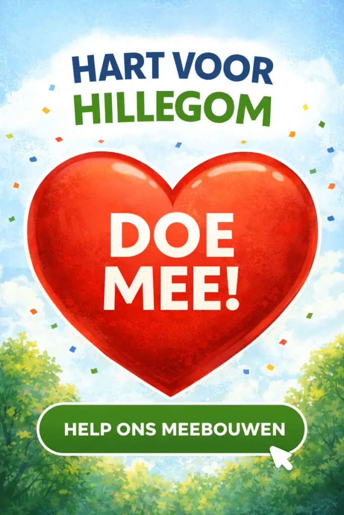 Visual voor een oproep om mee te doen met Hart voor hillegom