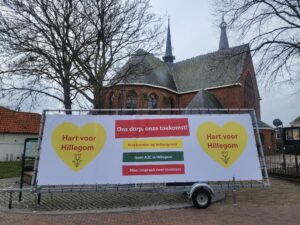 Maartenskerk met aanhanger hart voor hillegom